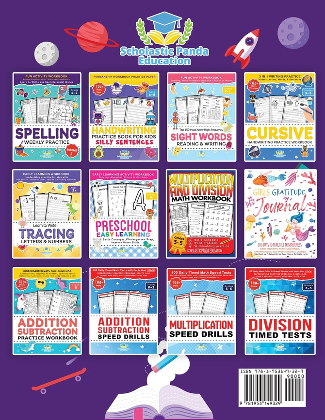 Spelling Weekly Practice for 1st 2nd Grade