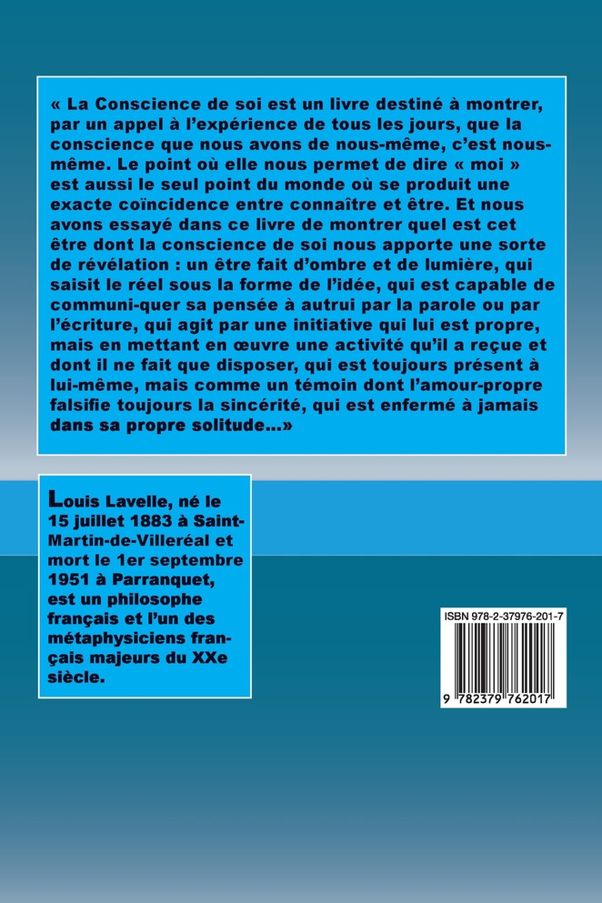 La conscience de soi