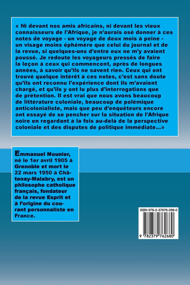 L'éveil de l'Afrique noire