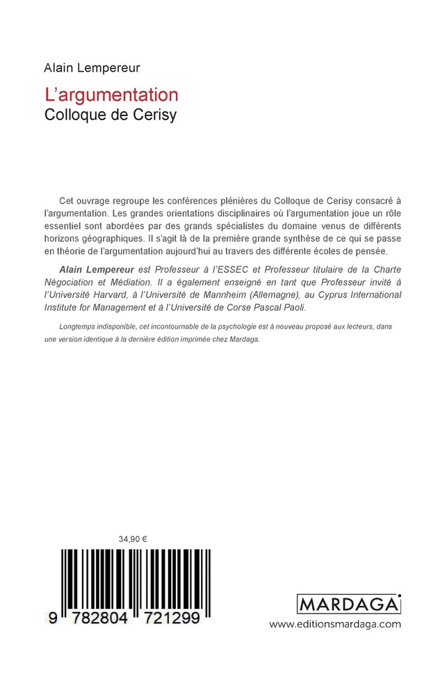 L'argumentation