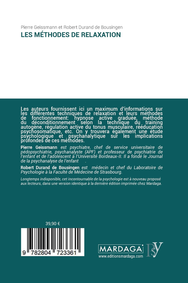 Les méthodes de relaxation