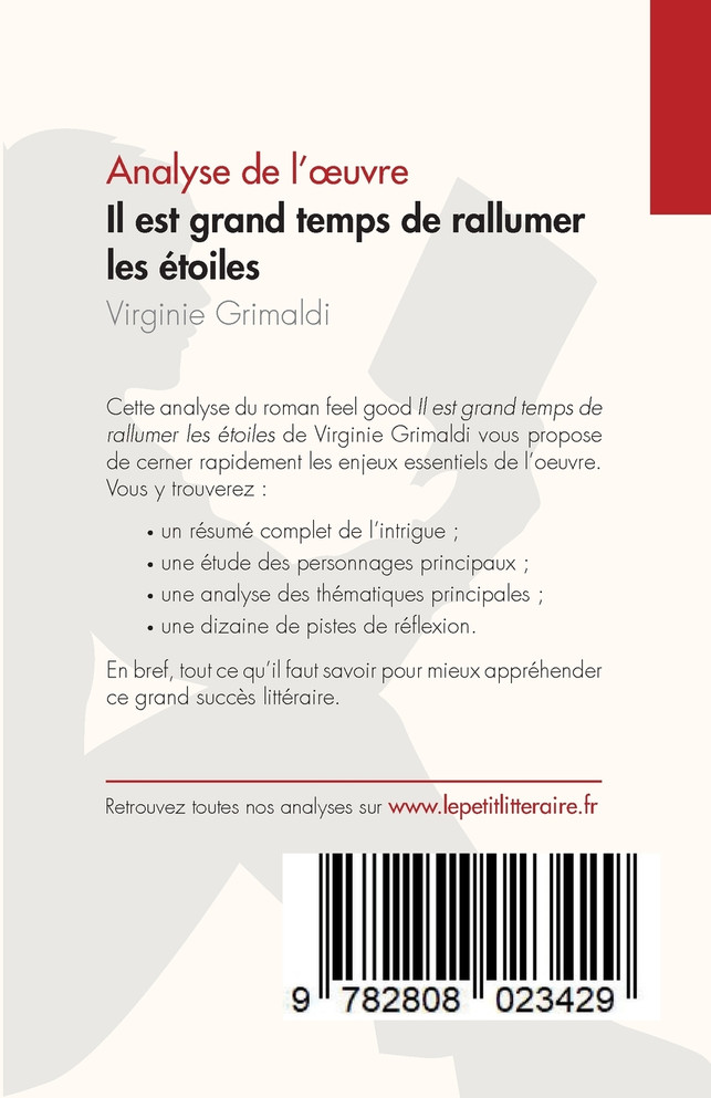 Il est grand temps de rallumer les étoiles de Virginie Grimaldi (Analyse de l'œuvre)