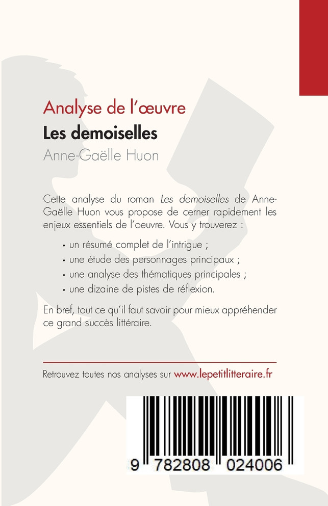 Les demoiselles d'Anne-Gaëlle Huon (Analyse de l'œuvre)