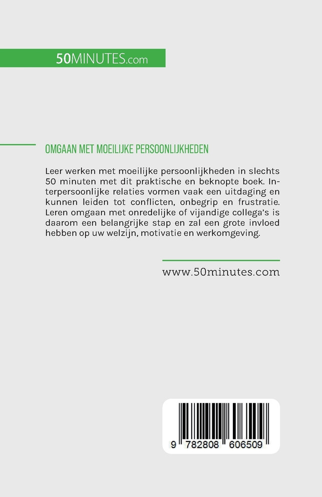 Omgaan met moeilijke persoonlijkheden