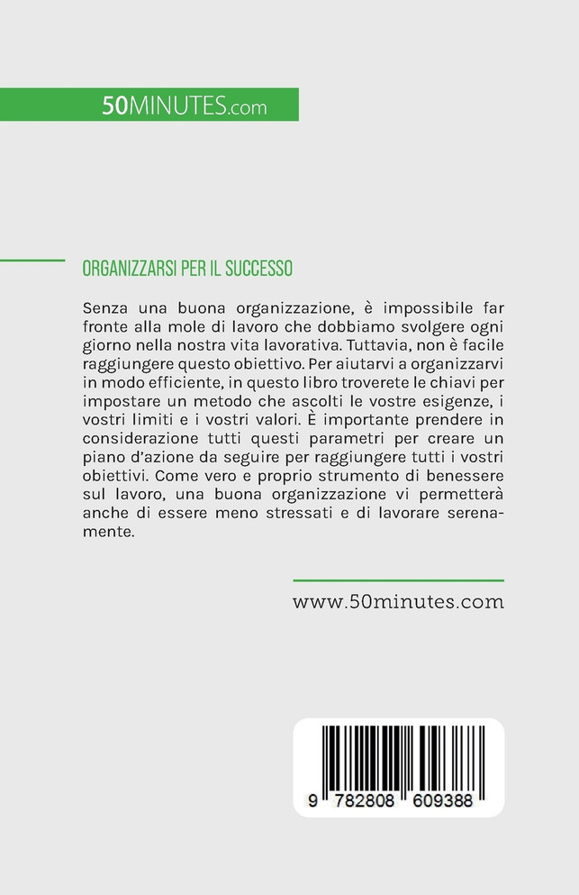 Organizzarsi per il successo