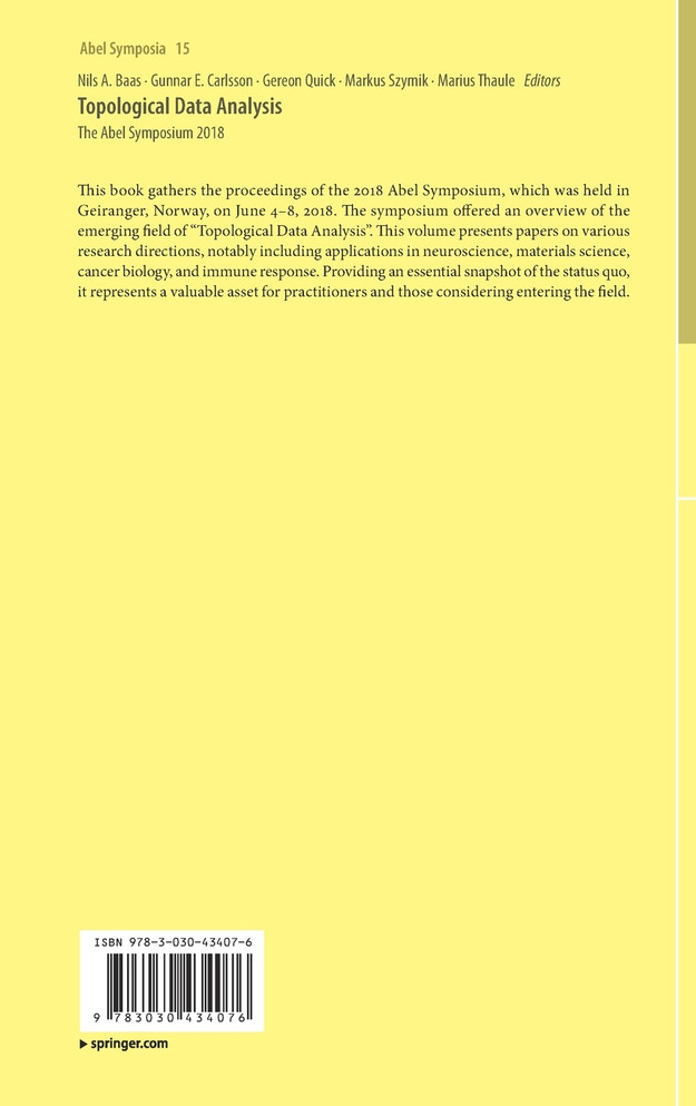 Topological Data Analysis