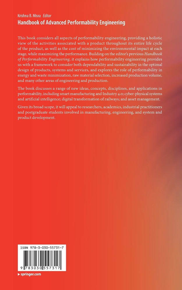 Handbook of Advanced Performability Engineering