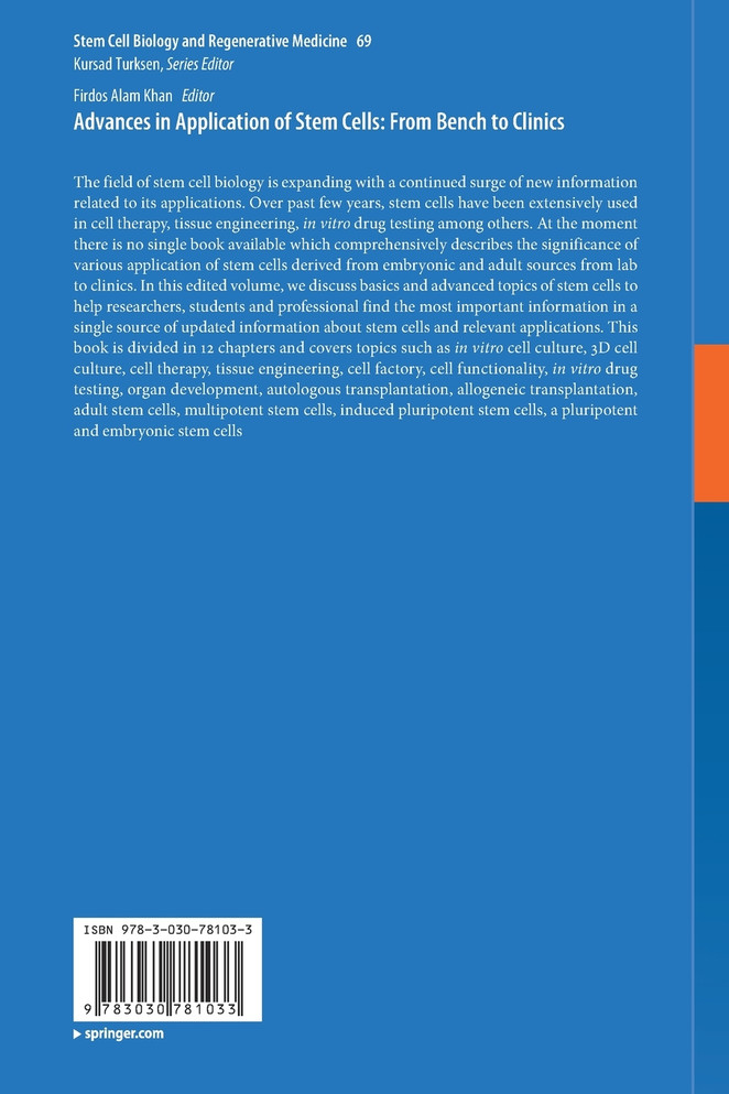 Advances in Application of Stem Cells