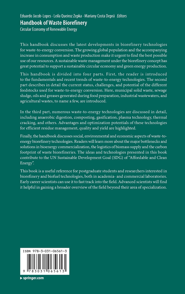 Handbook of Waste Biorefinery