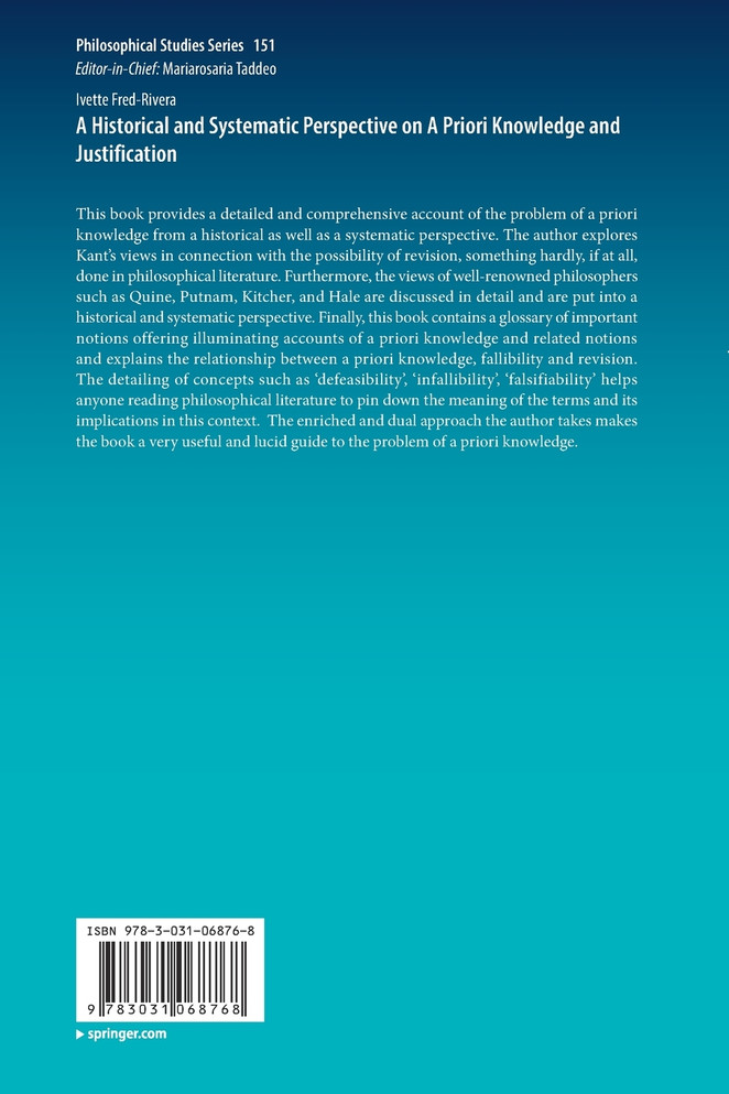 A Historical and Systematic Perspective on A Priori Knowledge and Justification