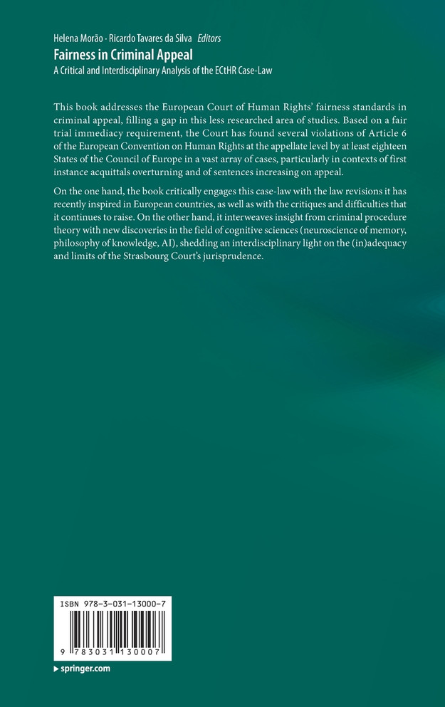 Fairness in Criminal Appeal