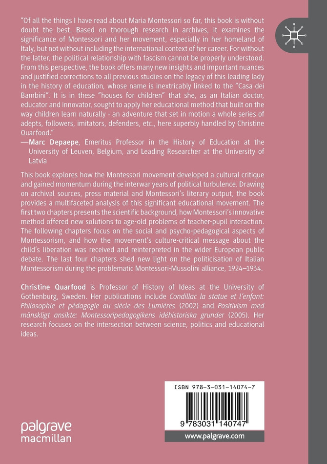 The Montessori Movement in Interwar Europe