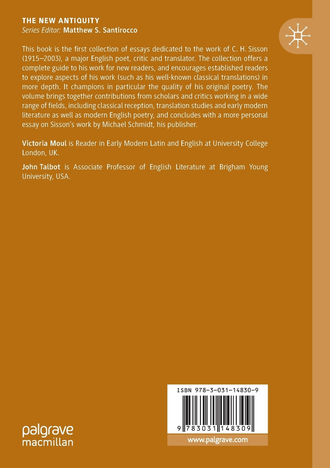 C. H. Sisson Reconsidered
