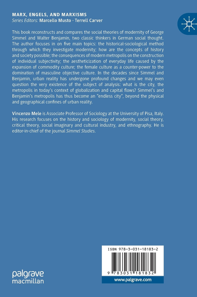 City and Modernity in Georg Simmel and Walter Benjamin