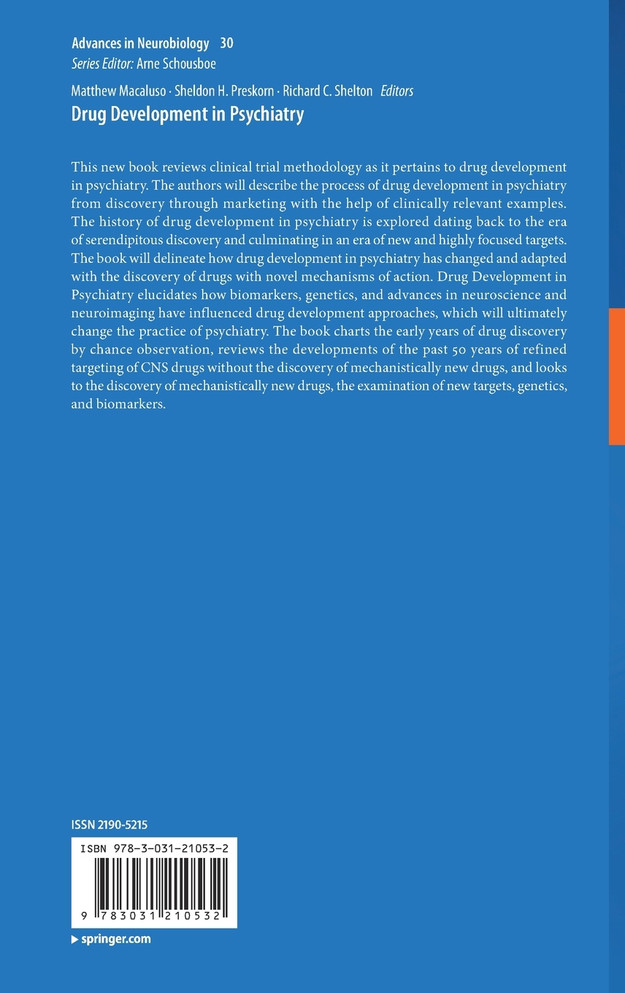 Drug Development in Psychiatry