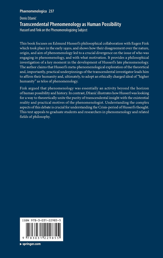 Transcendental Phenomenology as Human Possibility