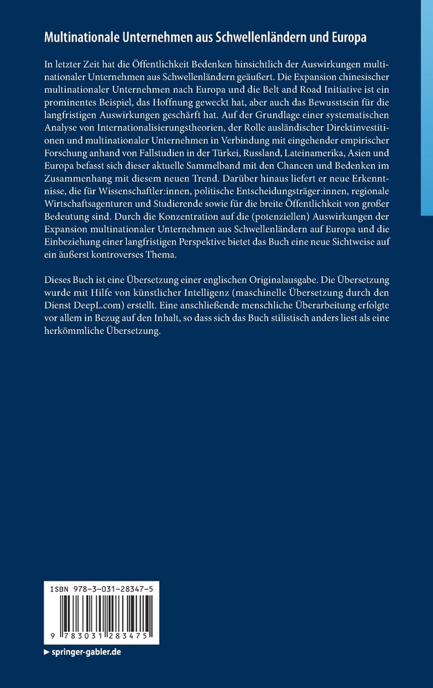 Multinationale Unternehmen aus Schwellenländern und Europa