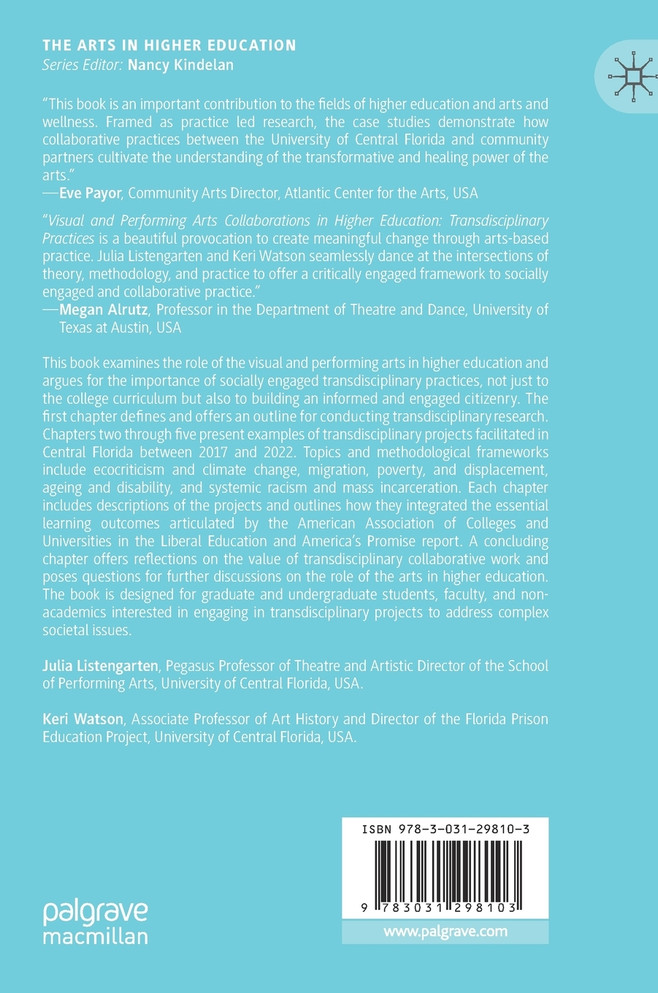 Visual and Performing Arts Collaborations in Higher Education