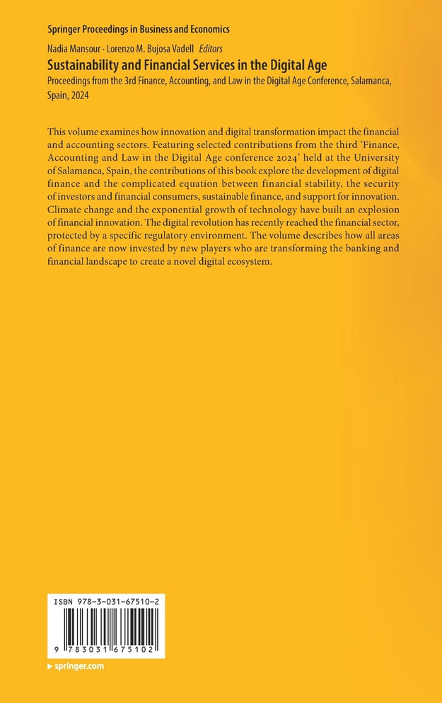 Sustainability and Financial Services in the Digital Age