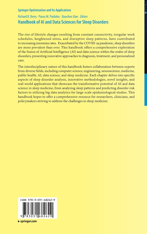 Handbook of AI and Data Sciences for Sleep Disorders