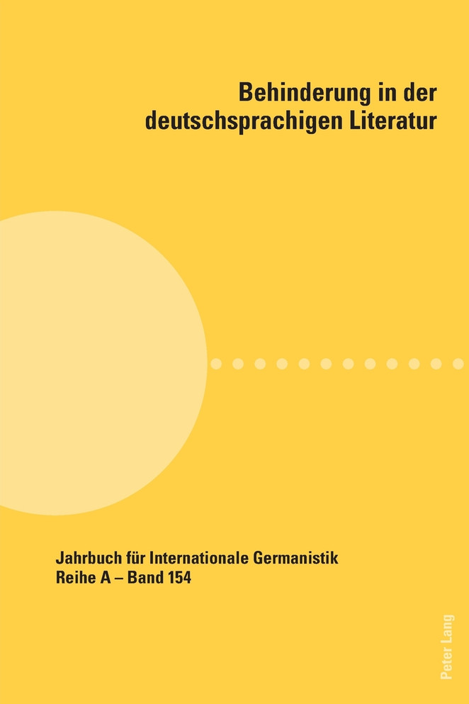 Behinderung in der deutschsprachigen Literatur