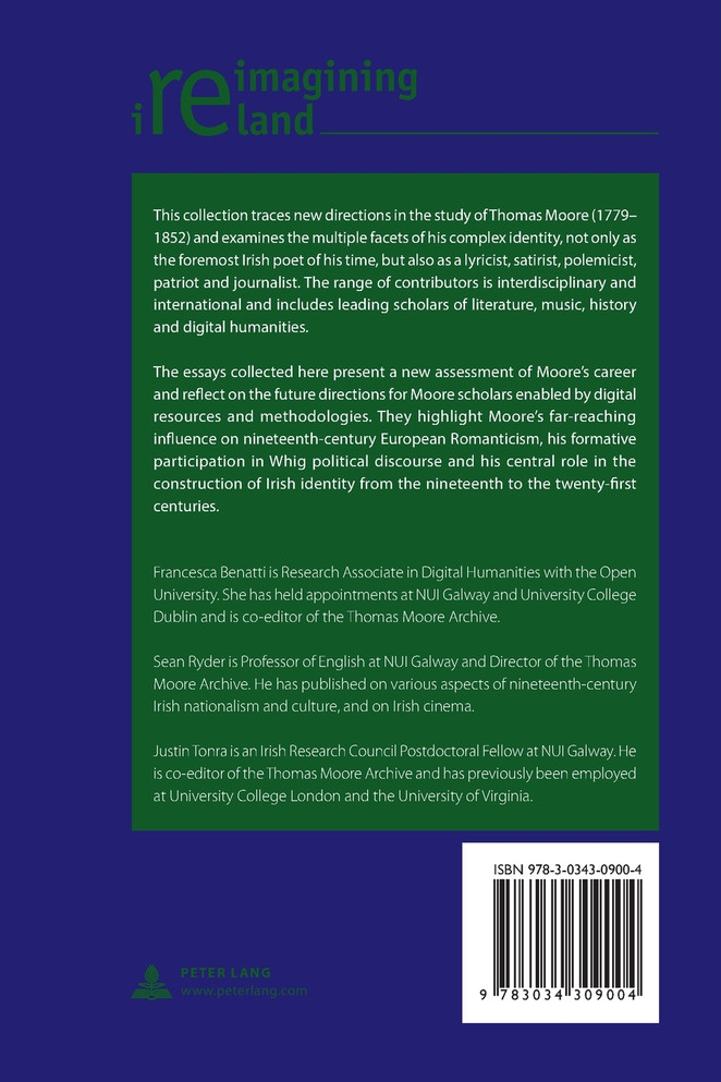 Thomas Moore; Texts, Contexts, Hypertext