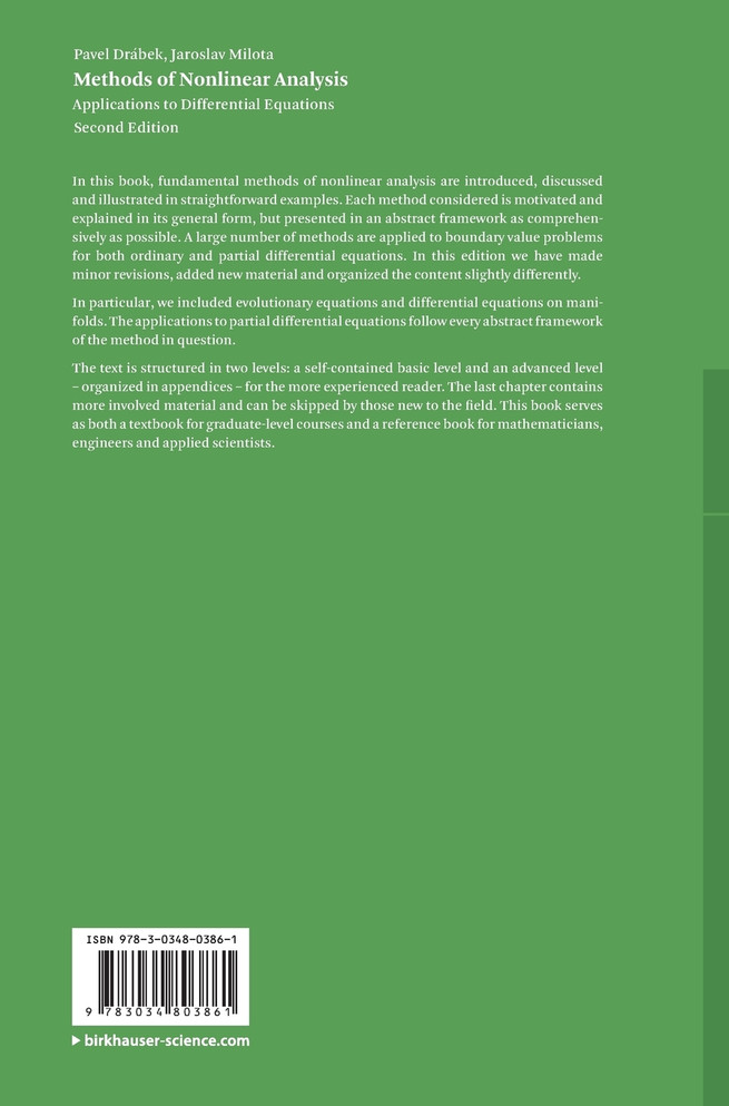 Methods of Nonlinear Analysis
