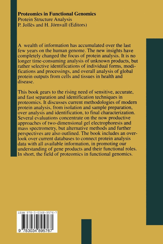 Proteomics in Functional Genomics