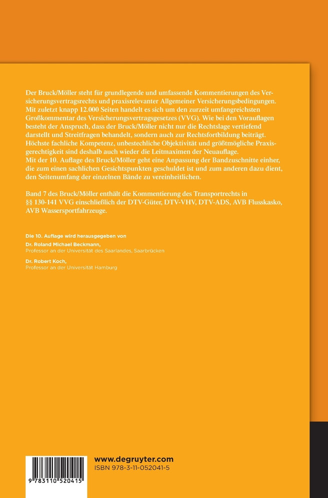 §§ 130-141 VVG