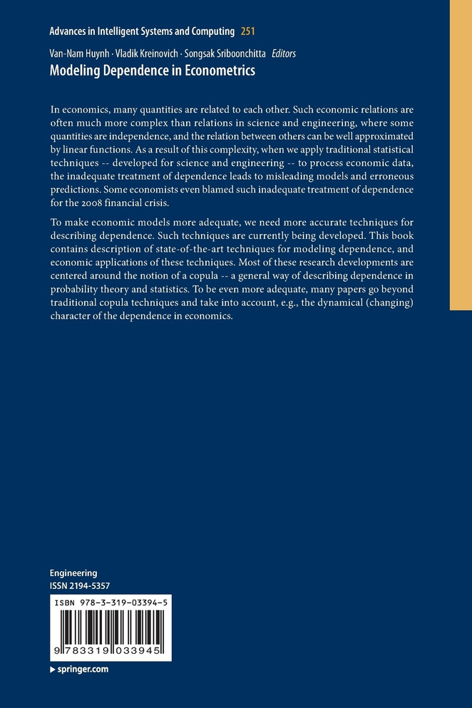 Modeling Dependence in Econometrics