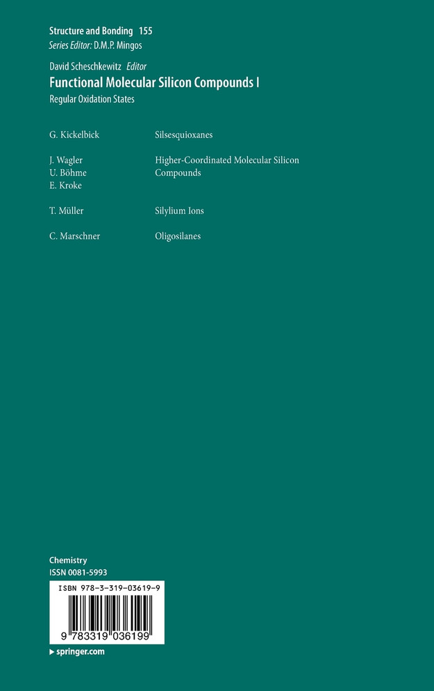 Functional Molecular Silicon Compounds I
