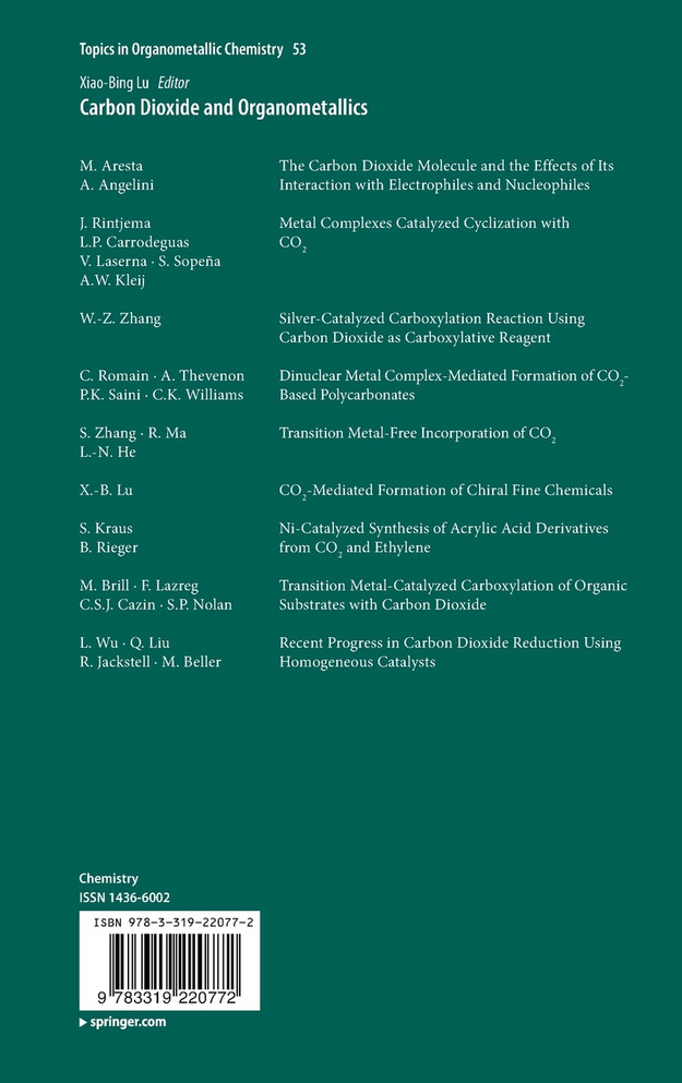 Carbon Dioxide and Organometallics