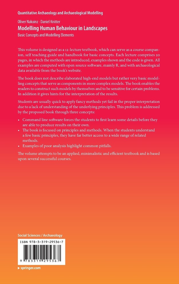 Modelling Human Behaviour in Landscapes