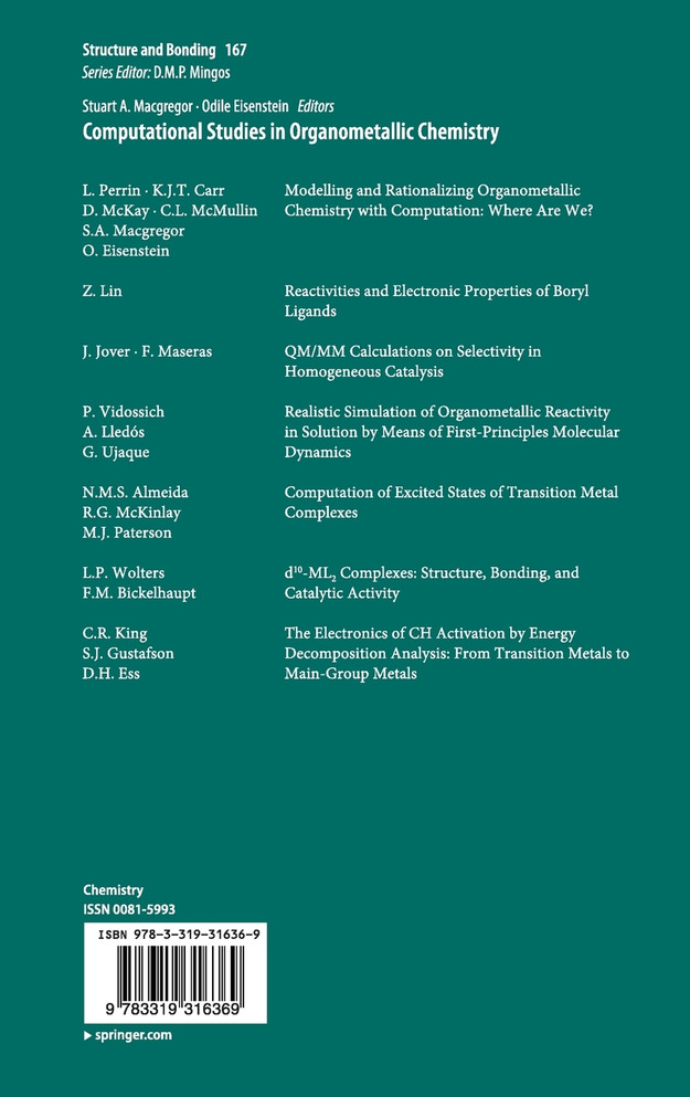Computational Studies in Organometallic Chemistry