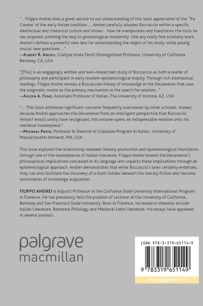 Boccaccio the Philosopher