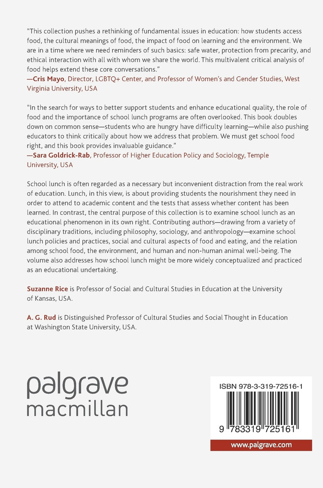 Educational Dimensions of School Lunch
