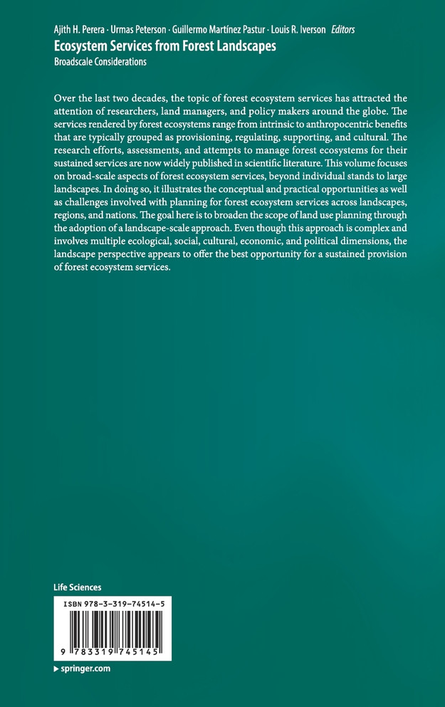 Ecosystem Services from Forest Landscapes