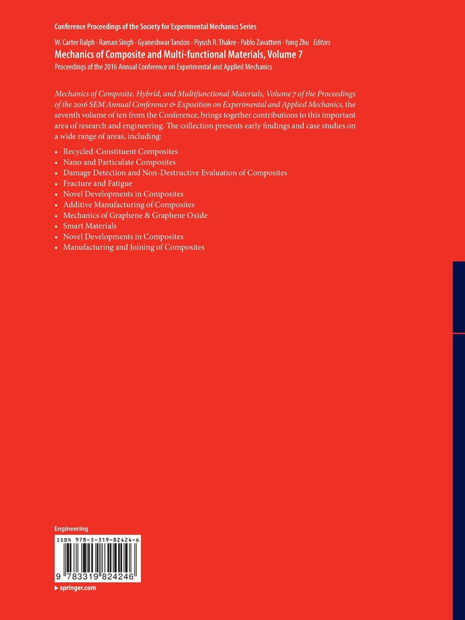 Mechanics of Composite and Multi-functional Materials, Volume 7