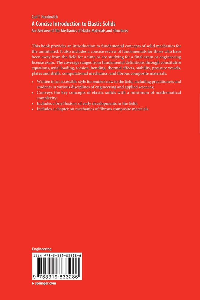 A Concise Introduction to Elastic Solids