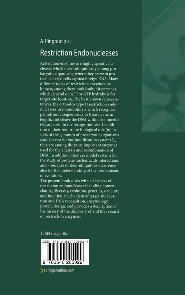 Restriction Endonucleases