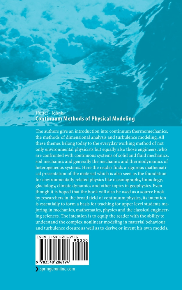 Continuum Methods of Physical Modeling