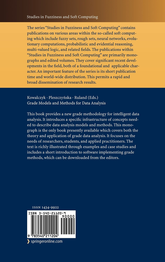 Grade Models and Methods for Data Analysis
