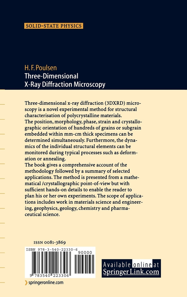 Three-Dimensional X-Ray Diffraction Microscopy