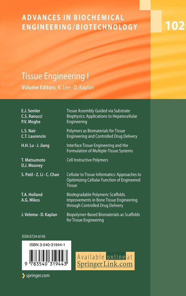 Tissue Engineering I