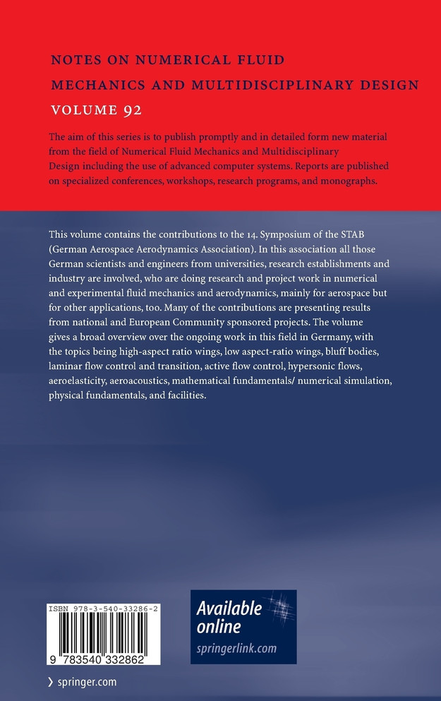 New Results in Numerical and Experimental Fluid Mechanics V