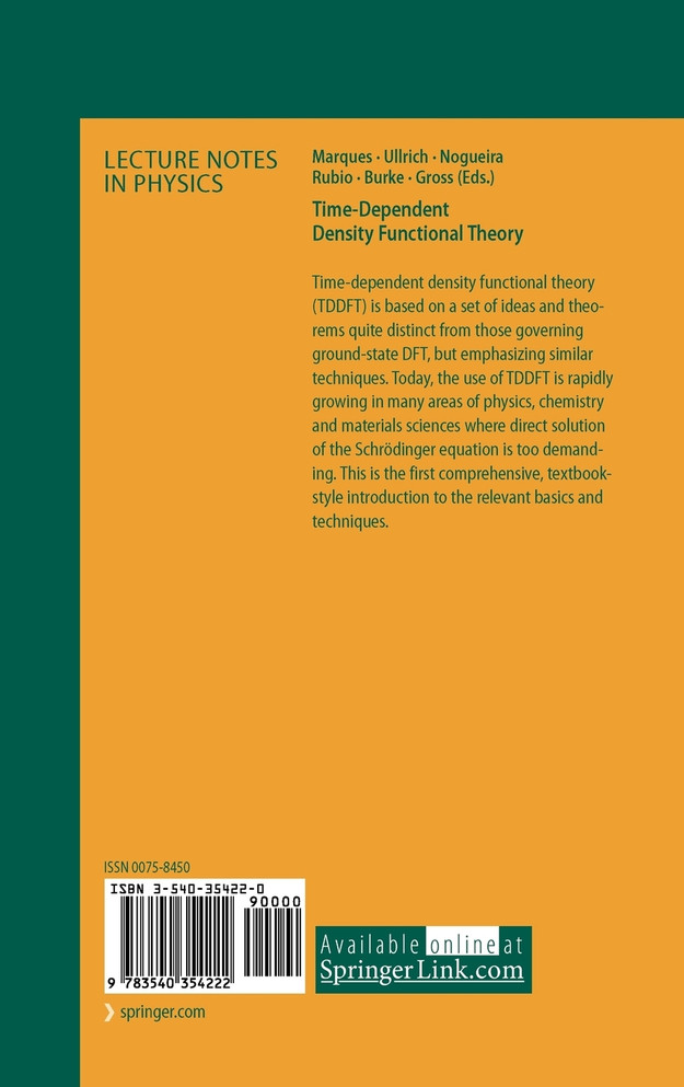 Time-Dependent Density Functional Theory