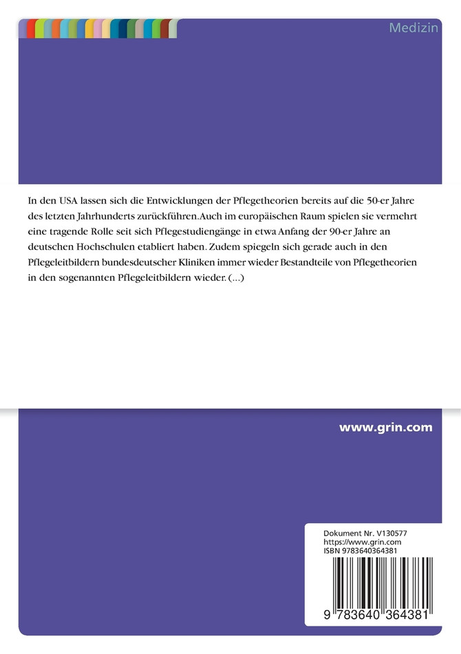 Die Pflegetheorie von Dorethea Orem