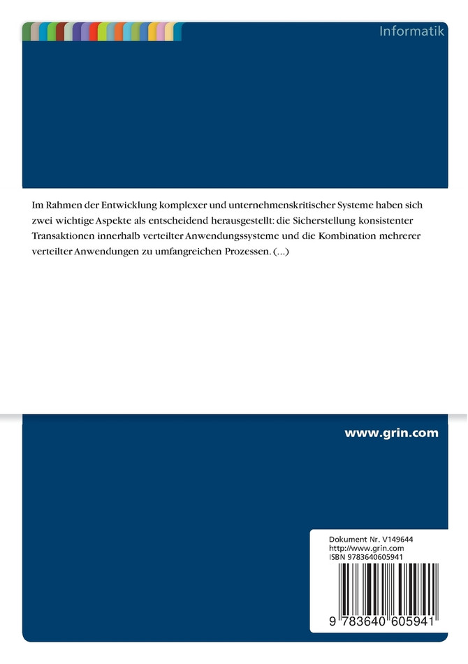 Analyse von Web Service-Spezifikationen zur Unterstützung von Transaktionen in Geschäftsprozessen