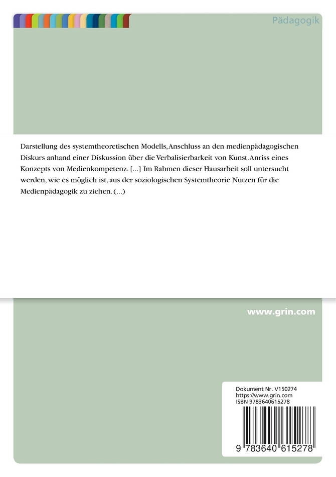 Medien im Paradigma der Systemtheorie