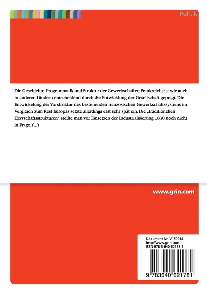 Die Gewerkschaftsbewegung in Frankreich